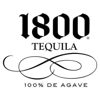 1800 Tequila logo with black text on a white background