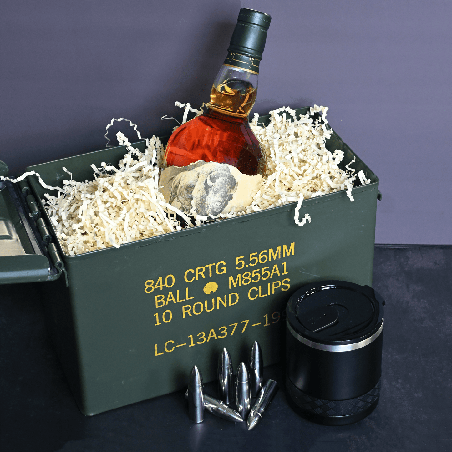 Buffalo Trace Ammo Can Gift Set