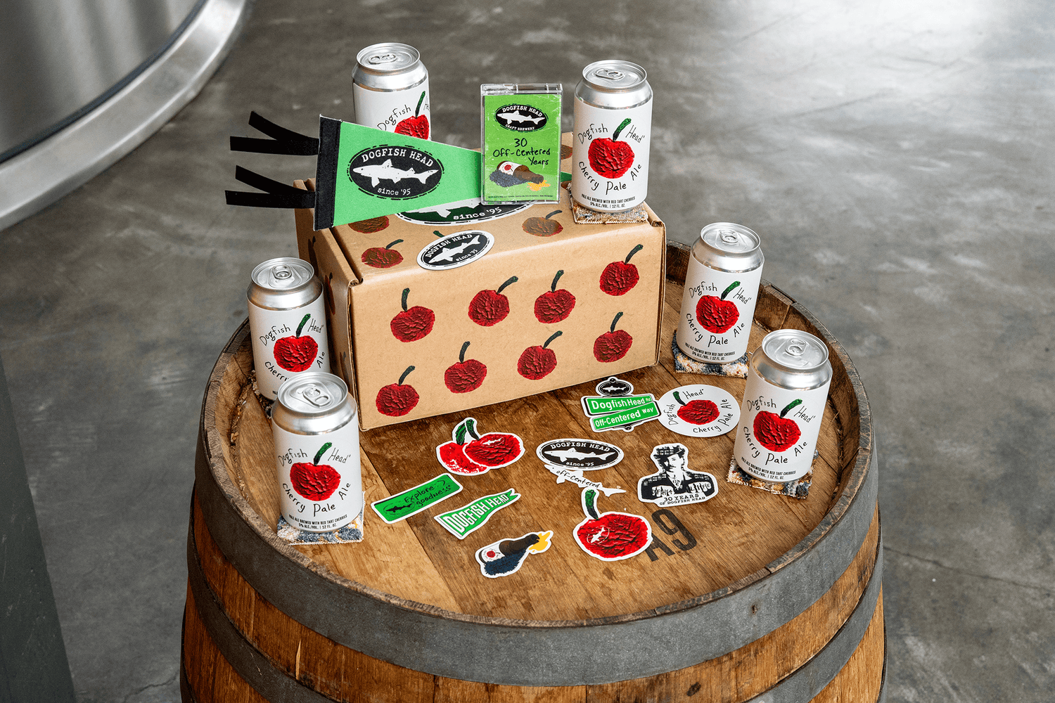 Dogfish Head Cherry Pale Ale 30th Birthday Box