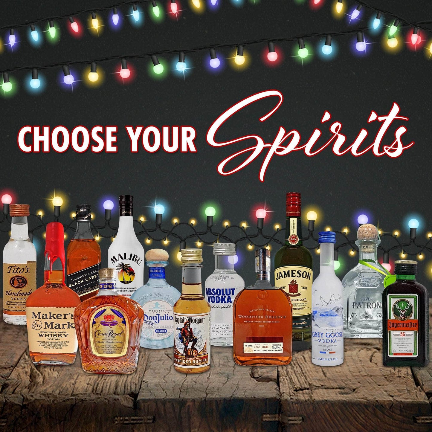 Happy Birthday Gift Basket - Choose Your Spirits
