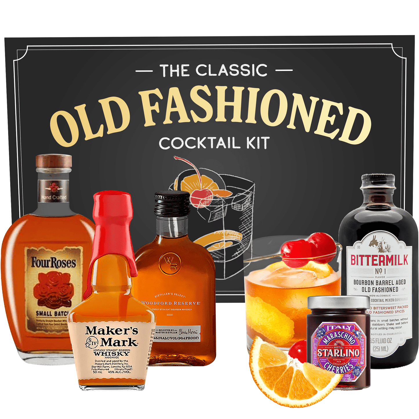 Classic Old Fashioned Sampler - Includes 8 Iconic Whiskies