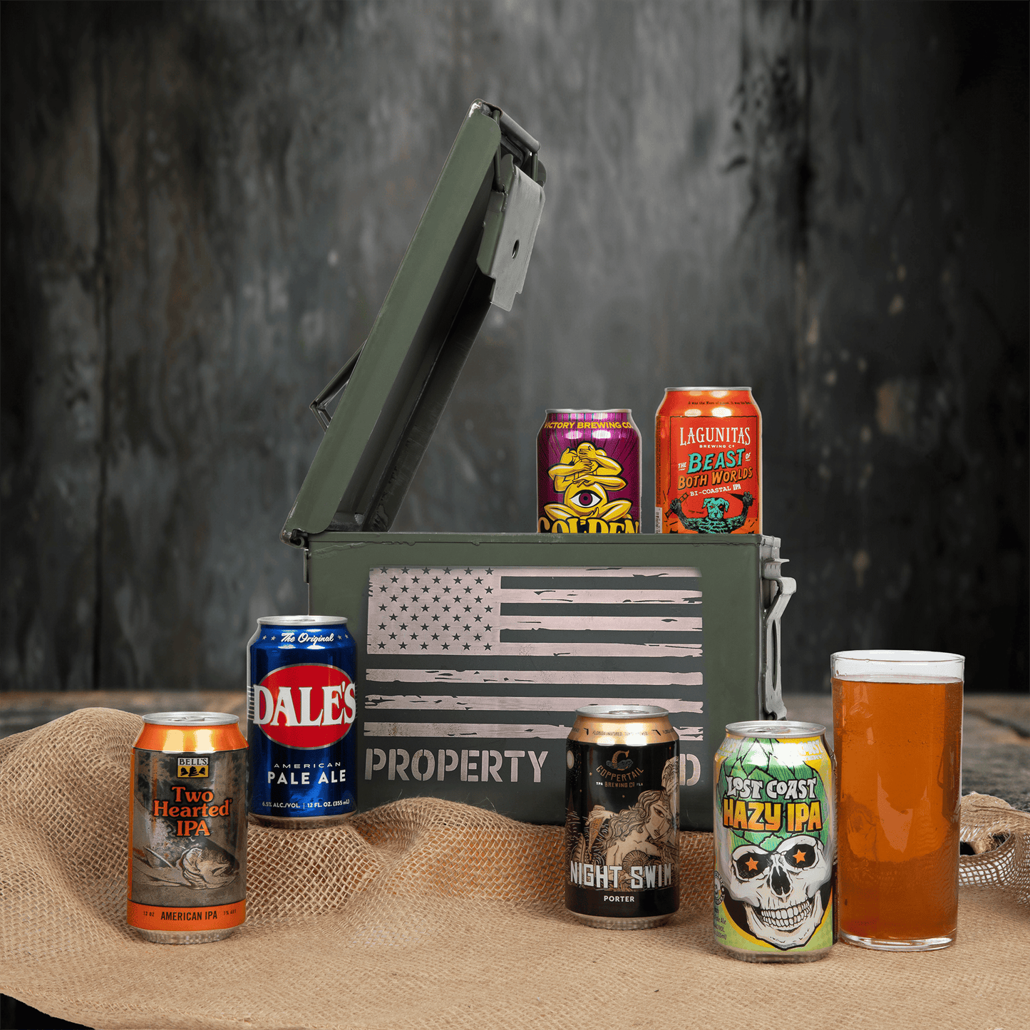Ammo Can with Beer for Father's Day