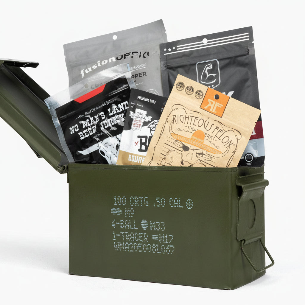 jerky ammo can box style visual