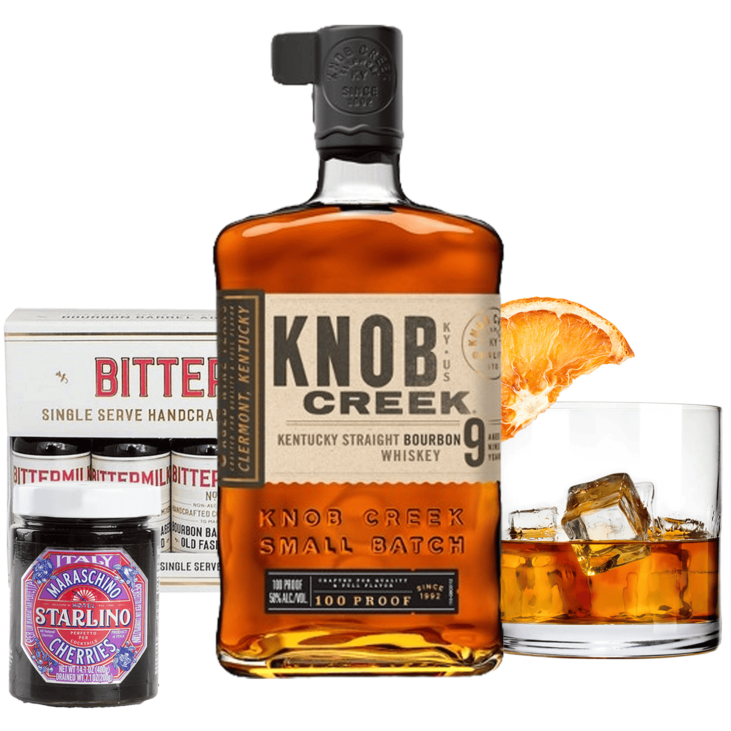 Knob Creek Old Fashioned Whiskey Gift Set