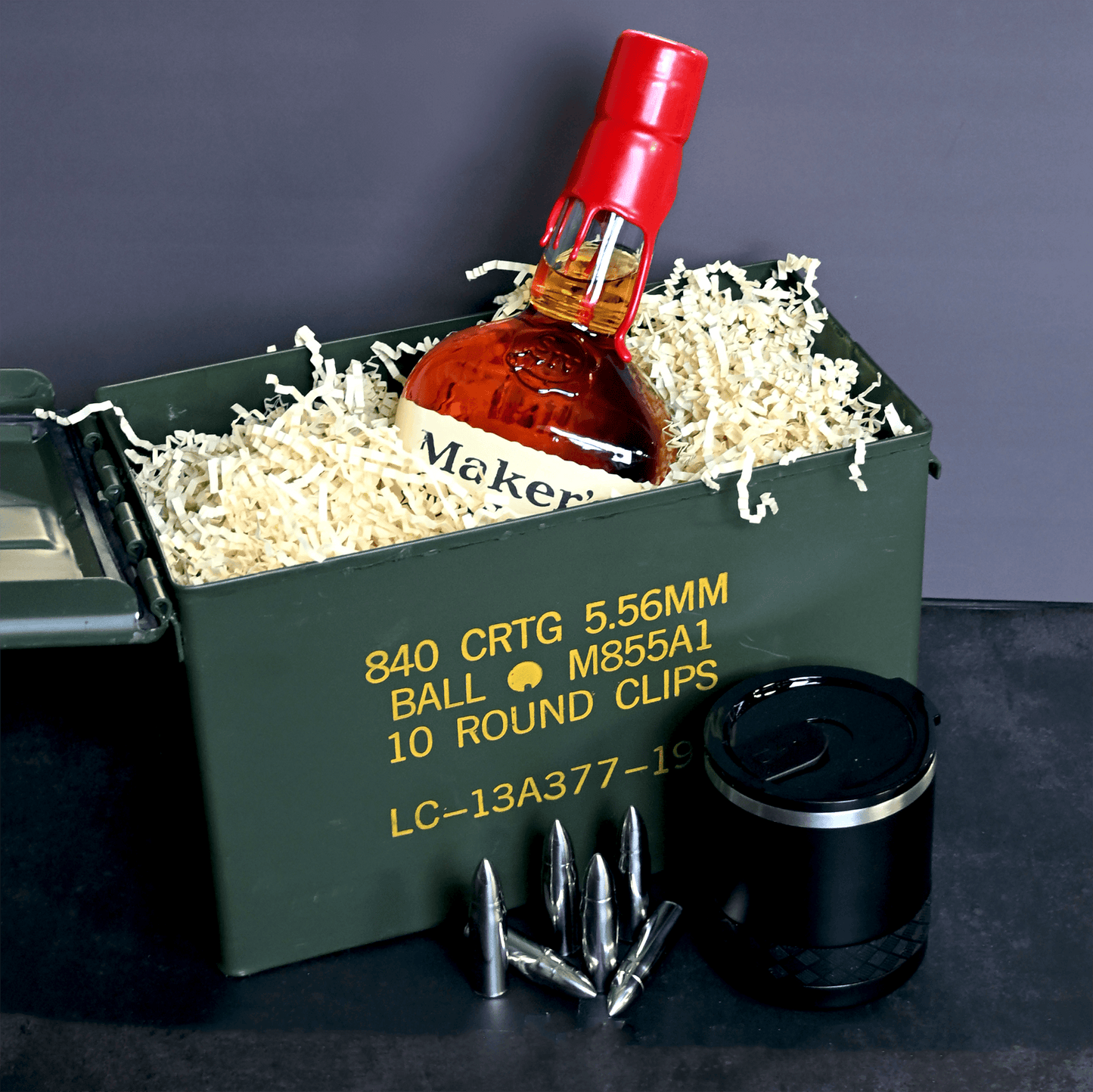 Maker’s Mark Ammo Can Gift Set