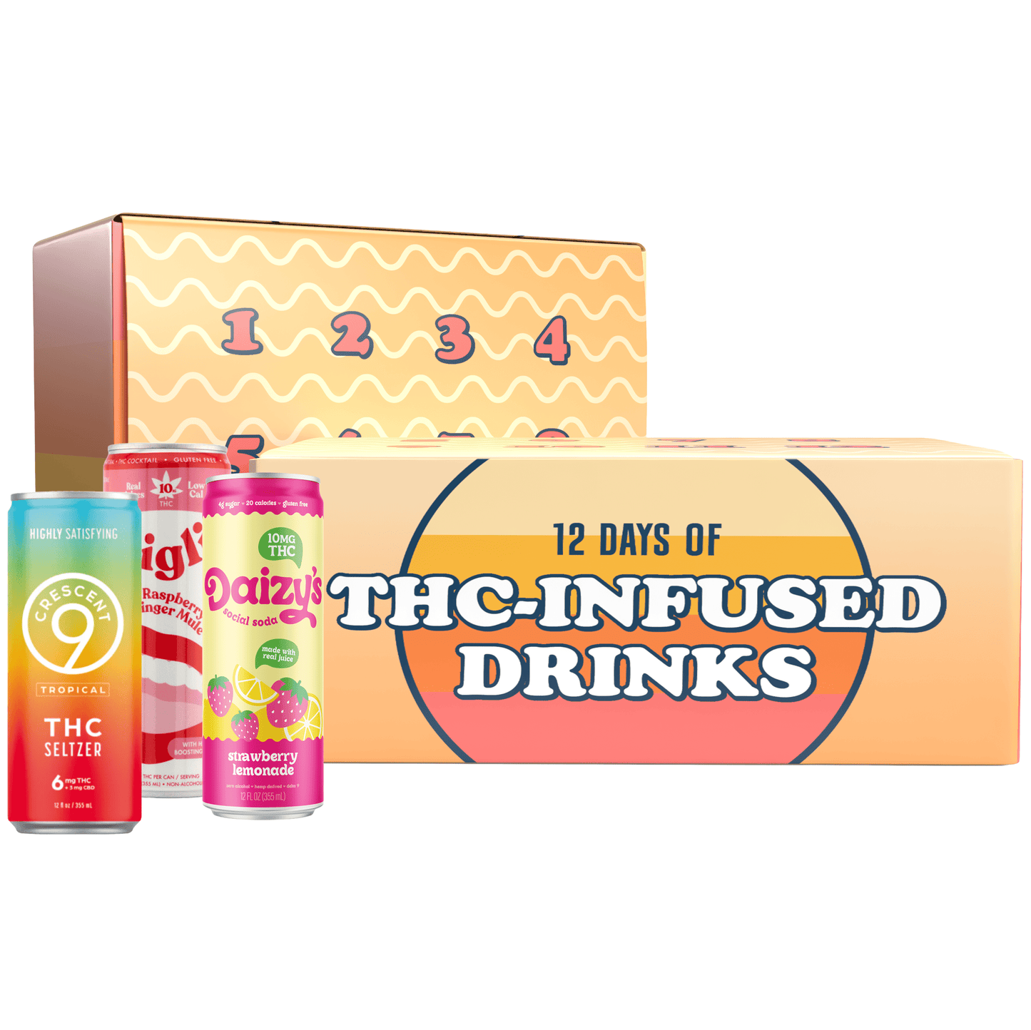 12 Days of THC-Infused Seltzer Advent Calendar