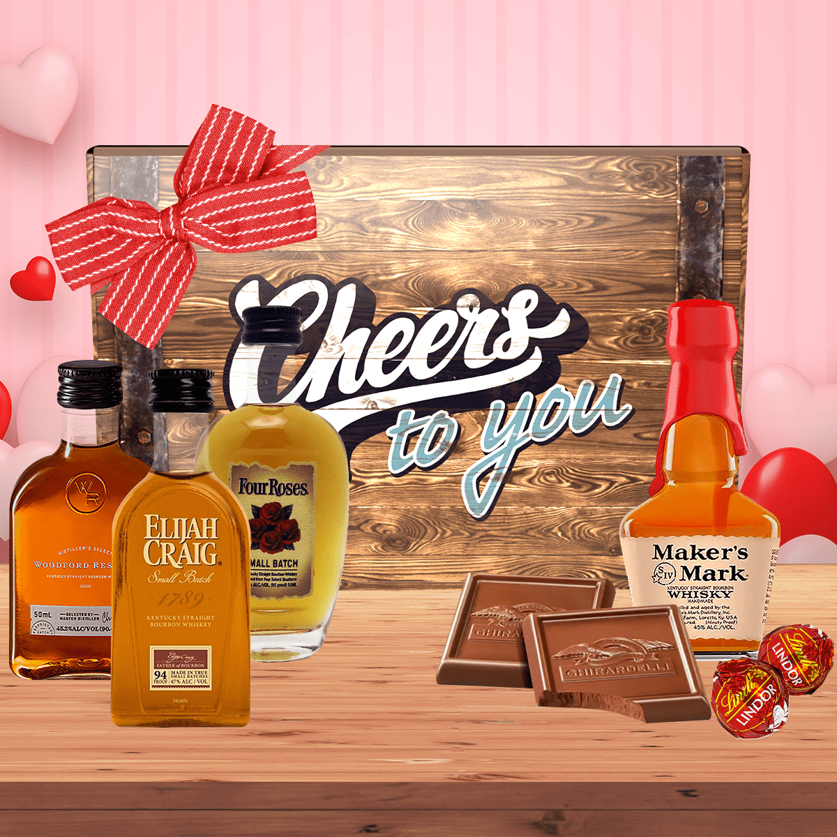 Bourbon + Chocolate Valentine’s Day Sampler