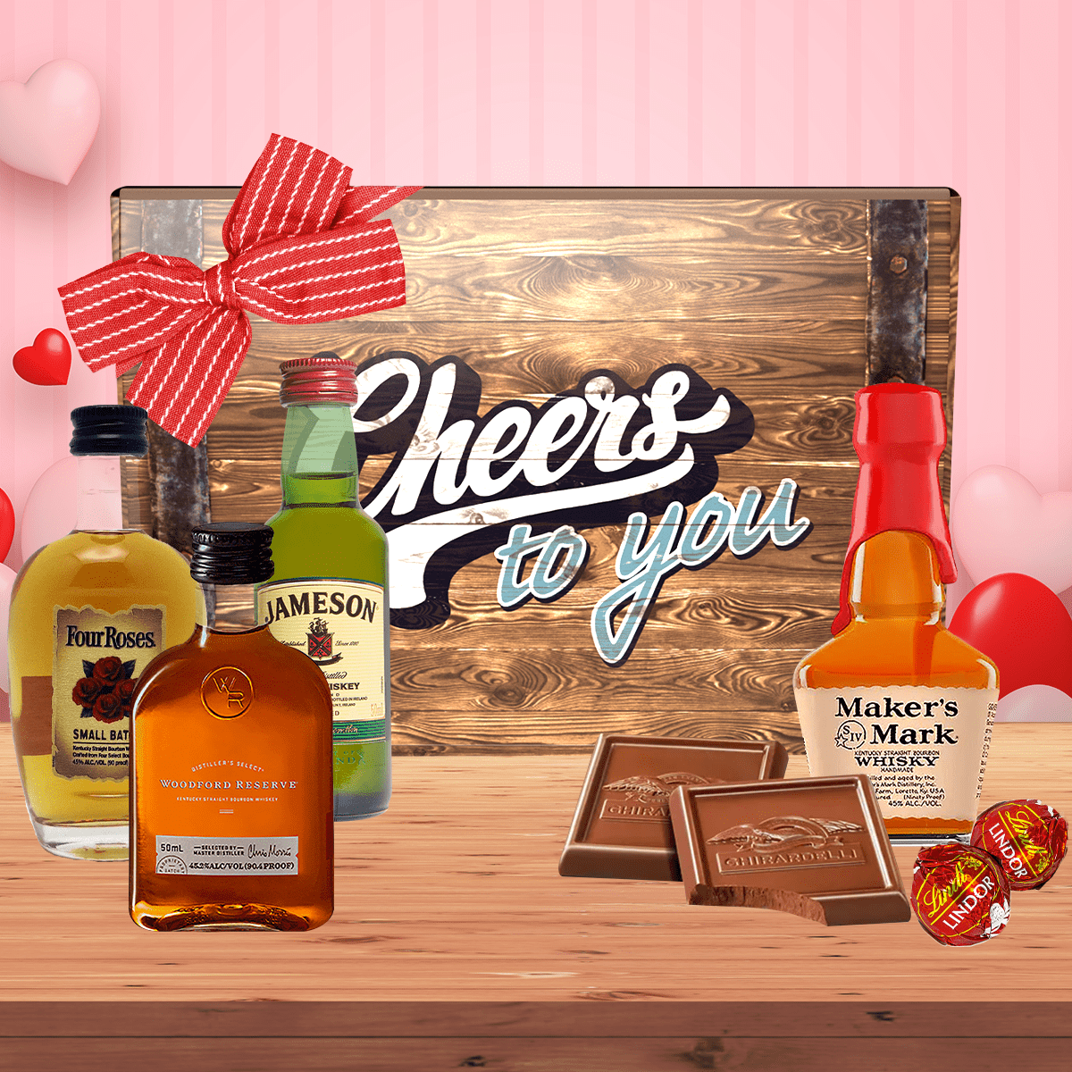 Whiskey + Chocolate Valentine’s Day Sampler