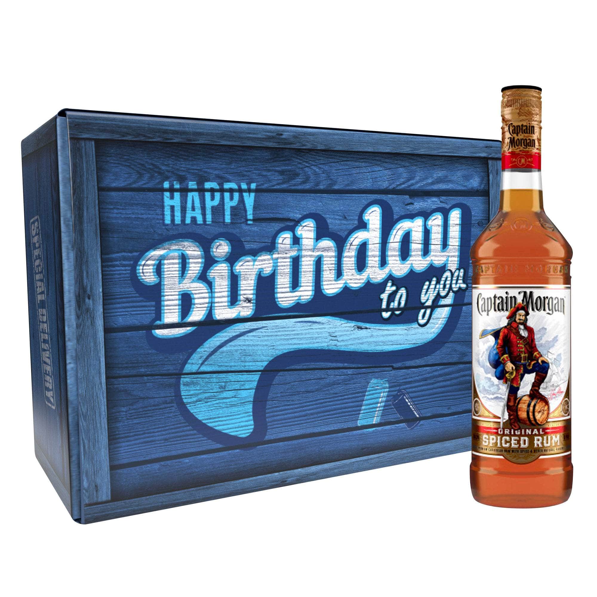 Happy Birthday Liquor Gift Basket