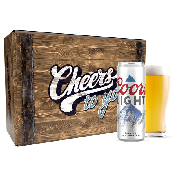 Coors Light Thank You Gift Basket