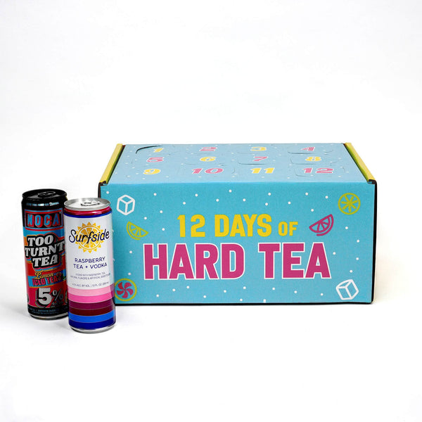 Hard Tea Advent Calendar with 12 numbered doors