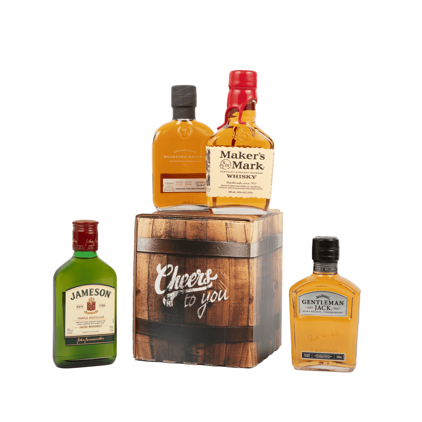 4 Legends Whiskey Tasting Set