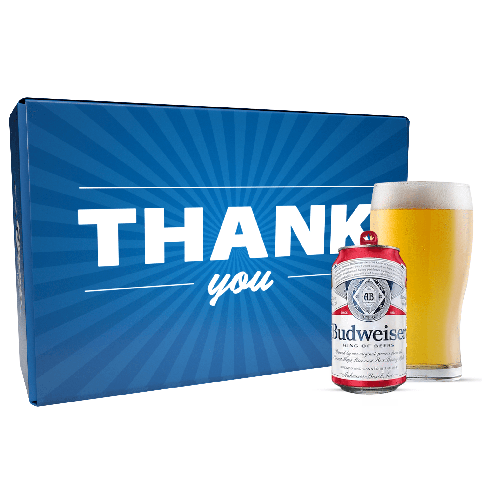 Budweiser Thank You Gift Basket