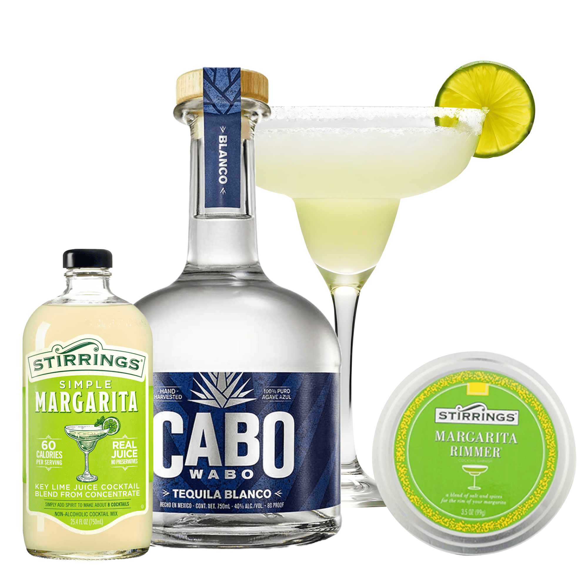 Cabo Wabo Tequila Margarita Gift Basket
