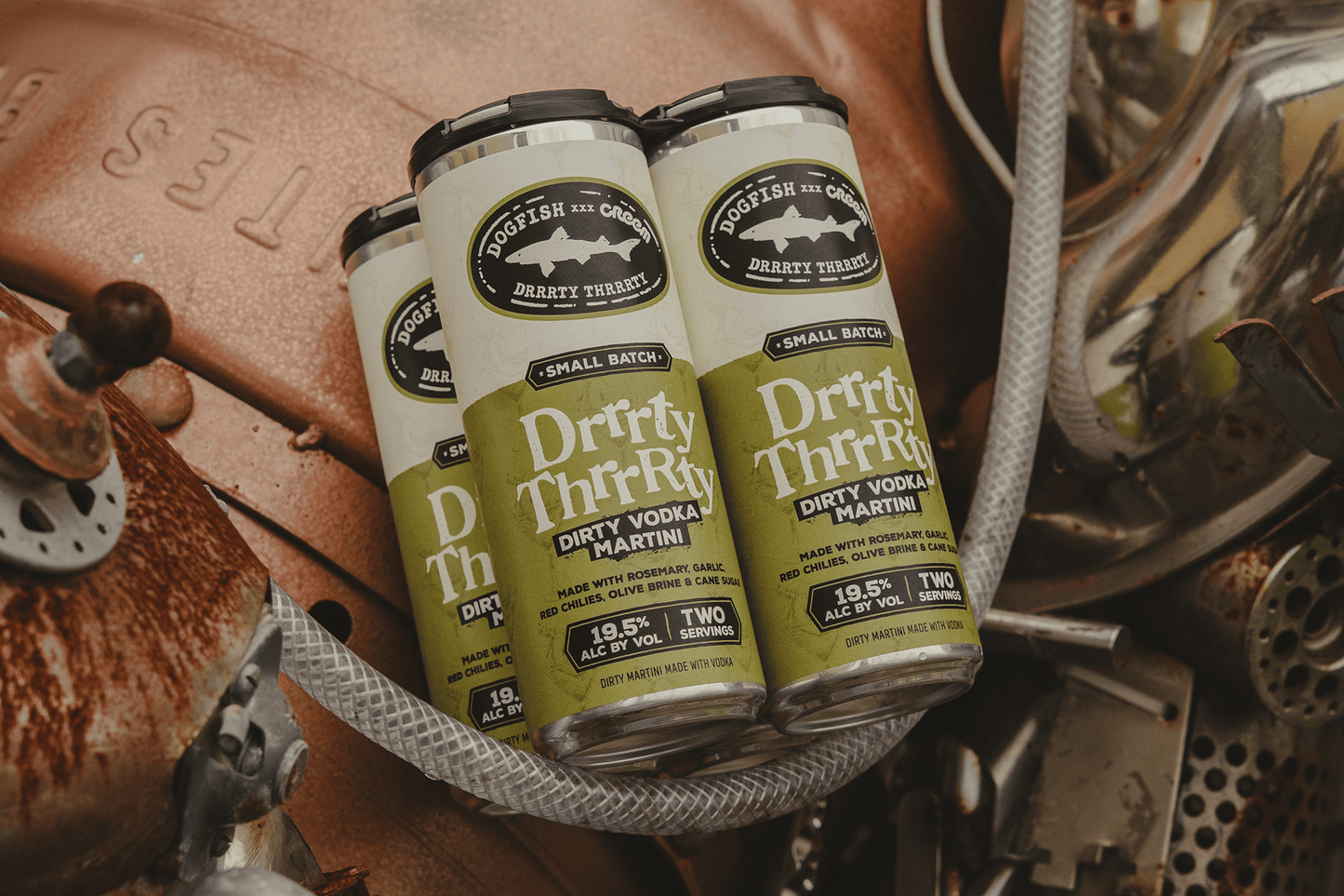 Dogfish Head x CREEM Magazine “Drrrty Thrrrty” Dirty Martini
