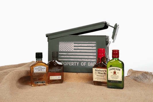 Dad's Bourbon and Whiskey Ammo Can
