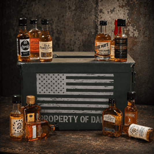 Dad's Bourbon and Whiskey Ammo Can