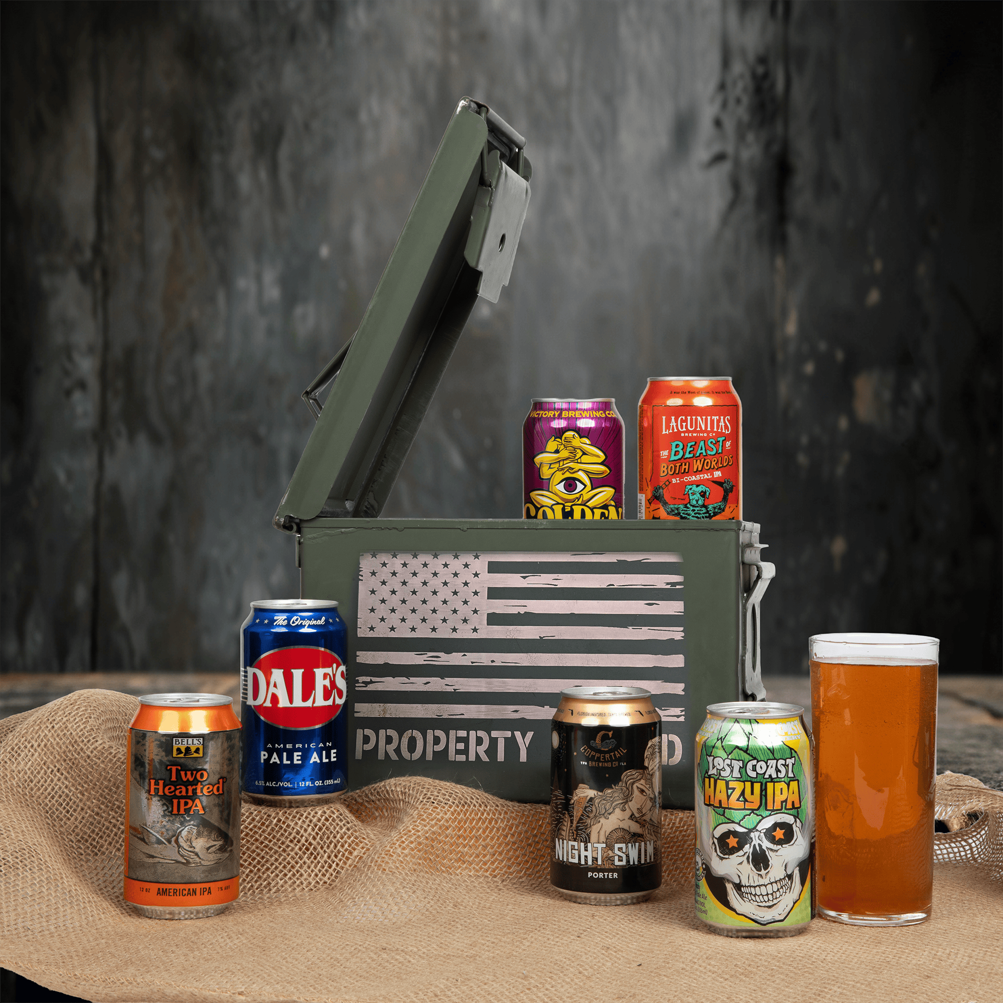 Ammo Can with Beer for Father's Day