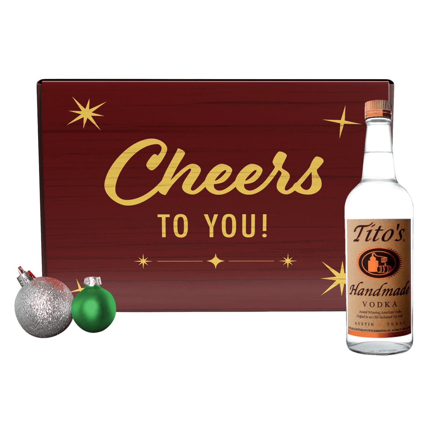 Happy Holidays Gift Basket - Choose Your Spirits