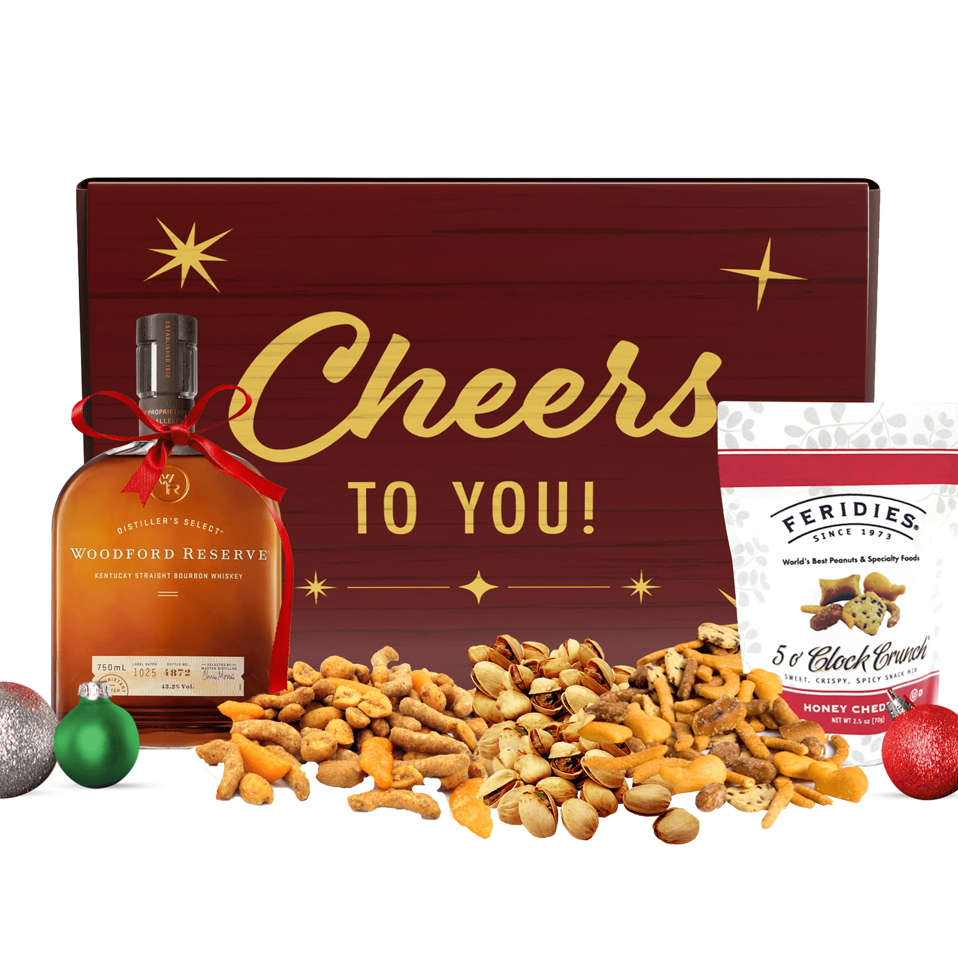 Woodford Reserve Gift Basket, Woodford Reserve Bourbon Gift Basket