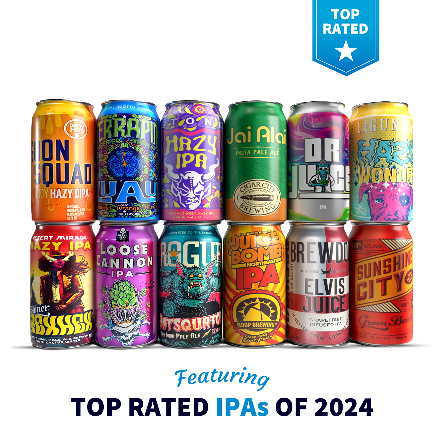 Best IPAs of 2024 - 24 Pack Beer Box