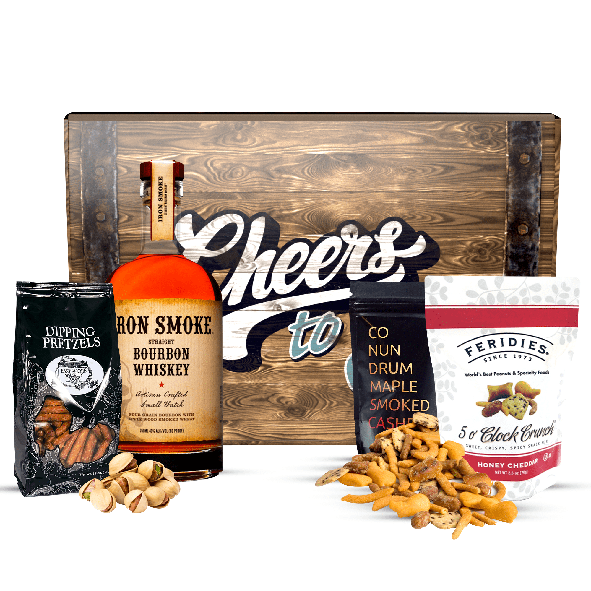 Iron Smoke Bourbon Gift Basket