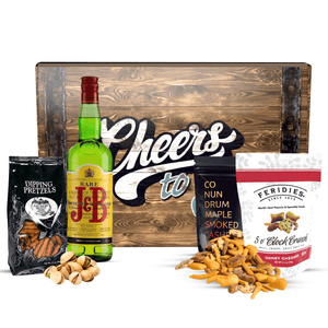 J&B Whiskey Gift Basket