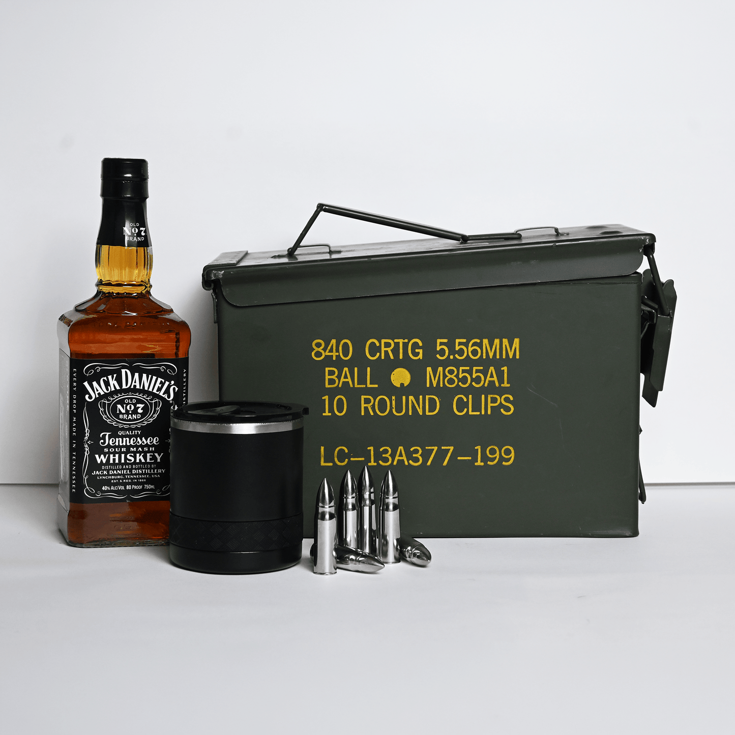 Jack Daniel’s Old No. 7 Ammo Can Gift Set
