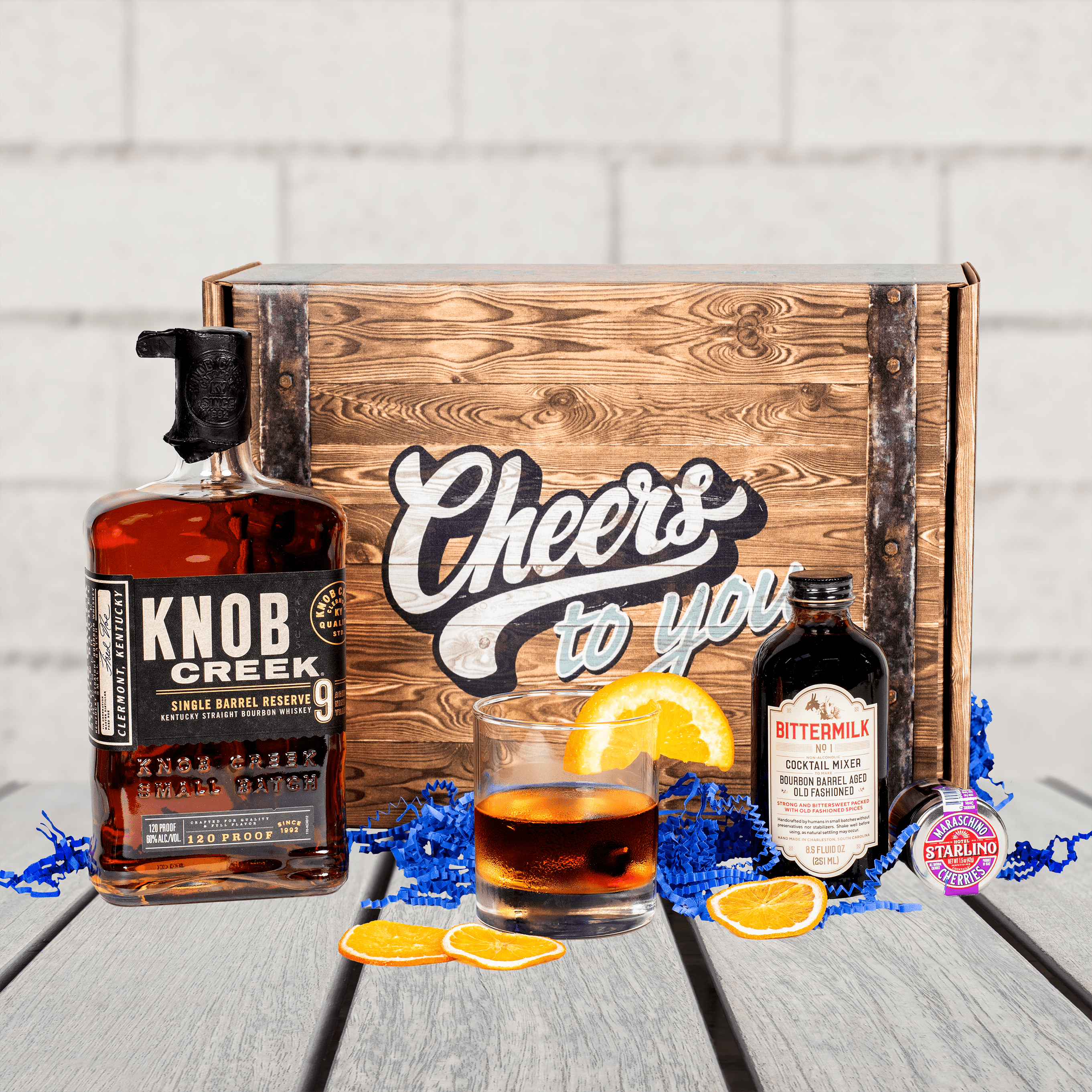 Knob Creek Old Fashioned Whiskey Gift Set – www.GiveThemBeer.com