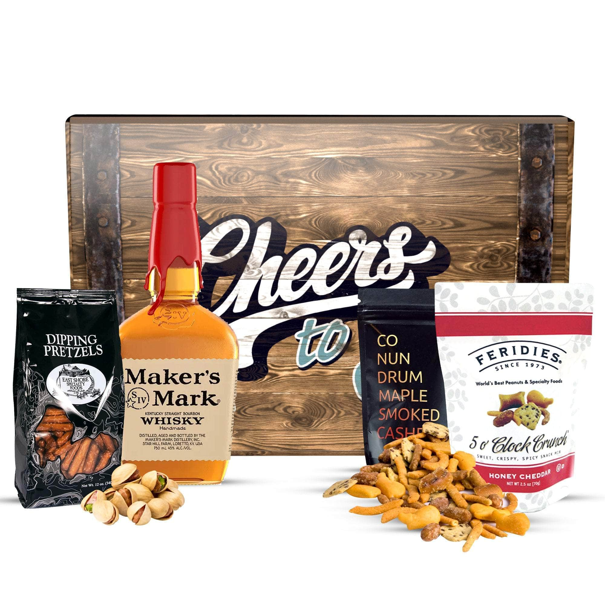 Makers Mark Whiskey Gift Basket