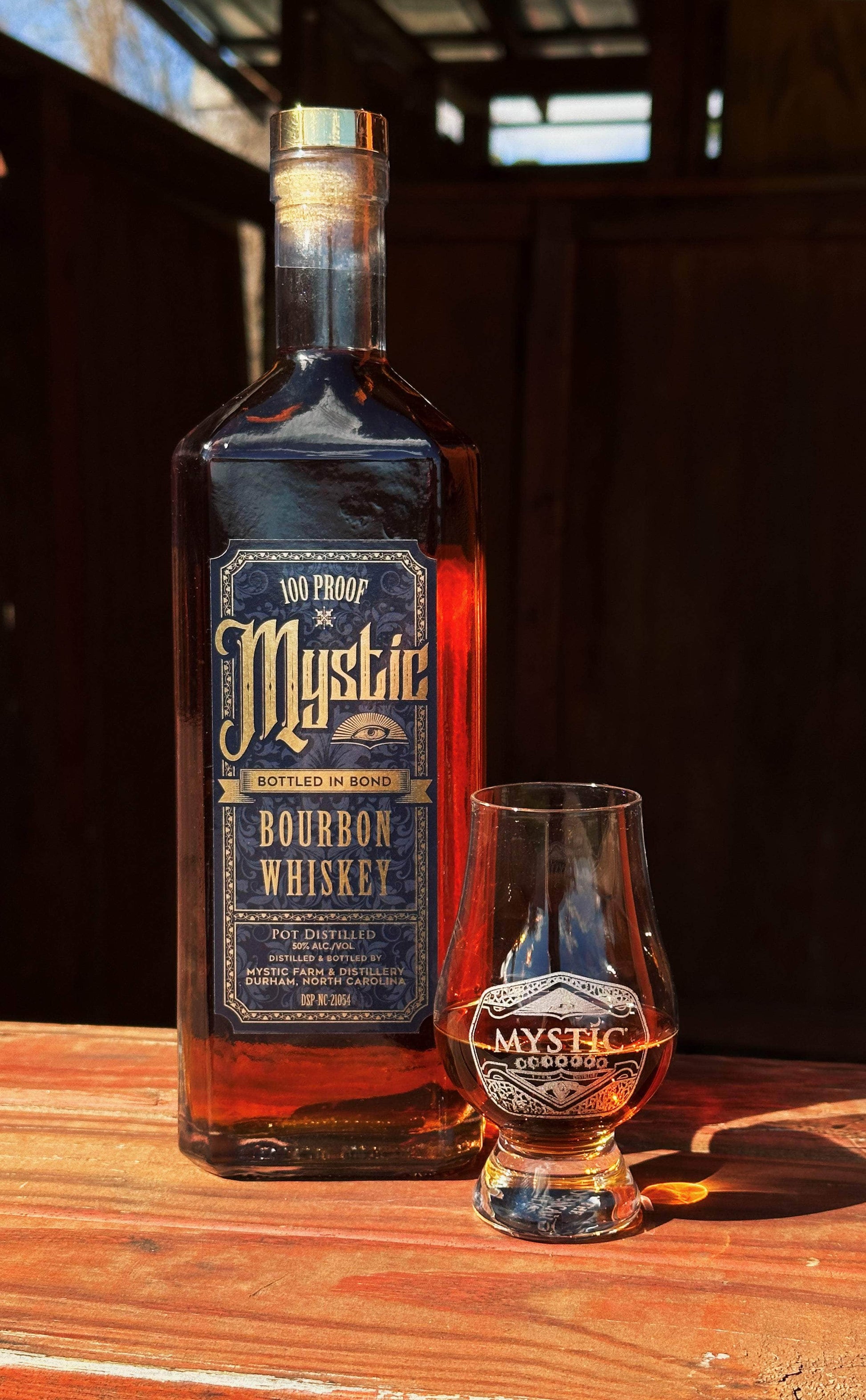 Mystic Bottled-in-Bond Bourbon Whiskeyのボトル画像
