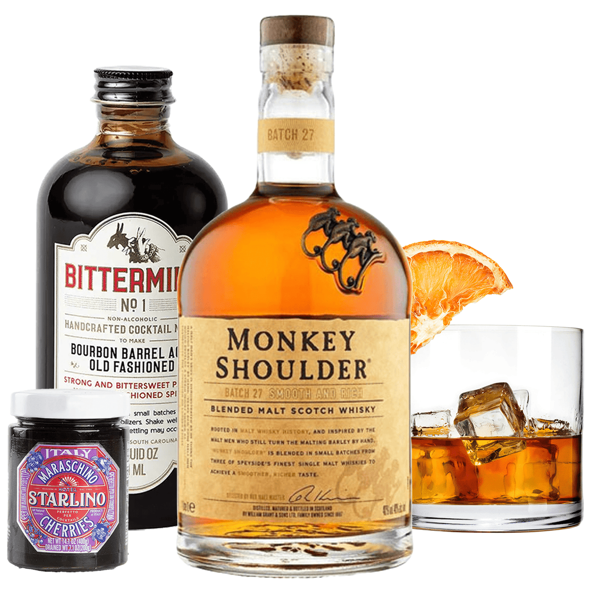 MONKEY SHOULDER Scotch Whisky 2本セット OldFashioned-MonkeyShoulder-1.