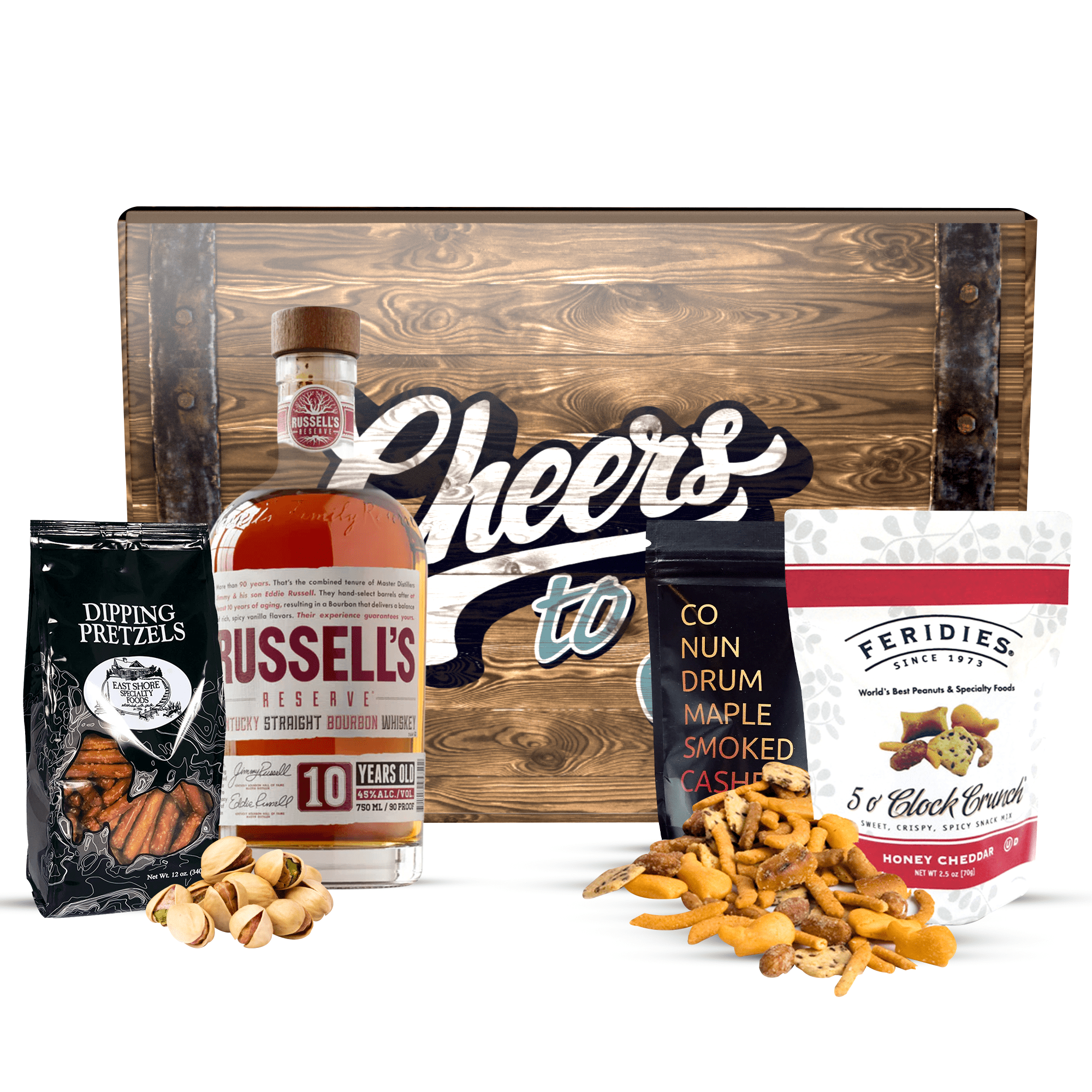 Russells Bourbon Gift Basket