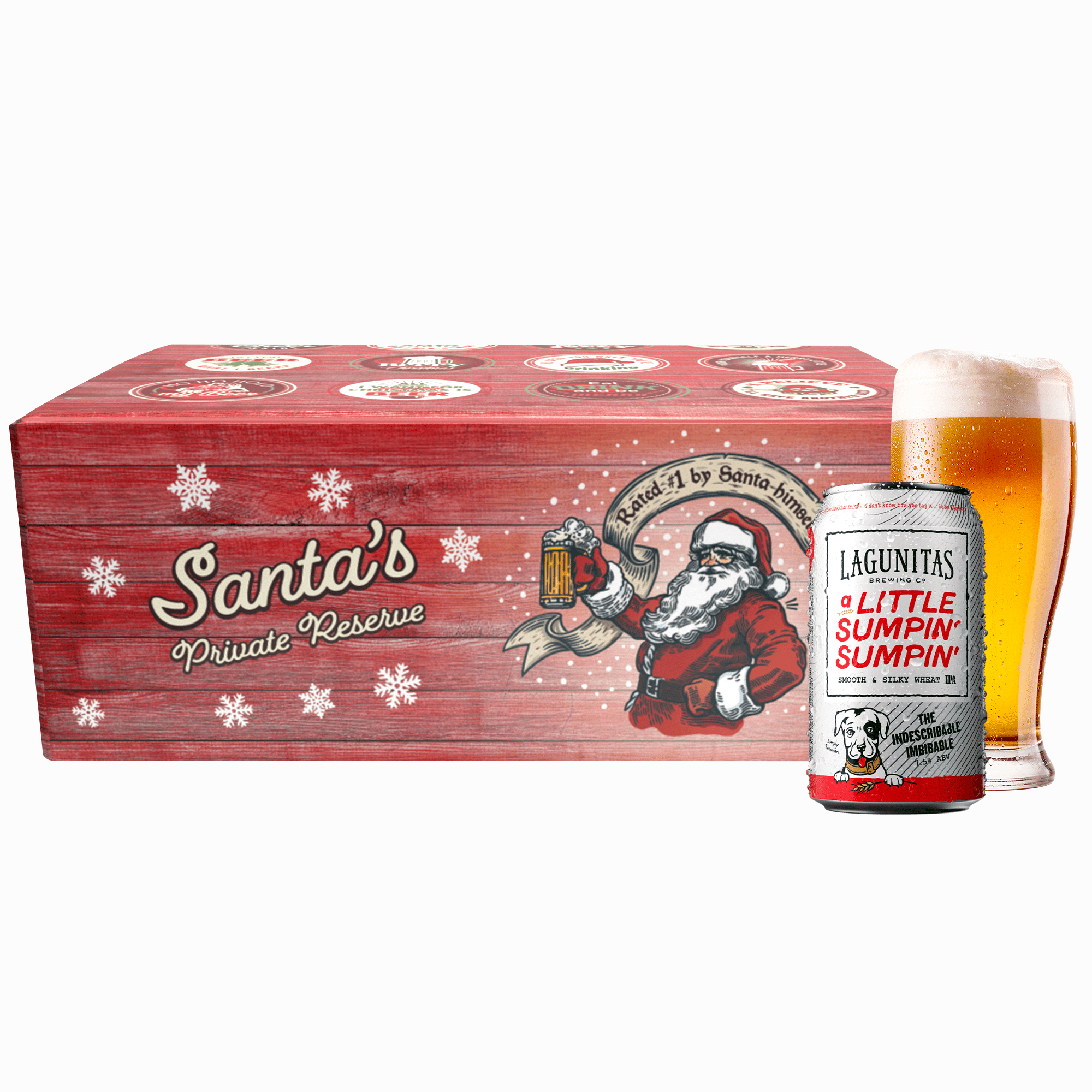 12 Beers of Christmas Craft Beer Gift Basket