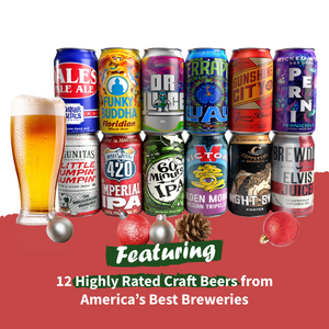 12 Beers of Christmas Craft Beer Gift Basket