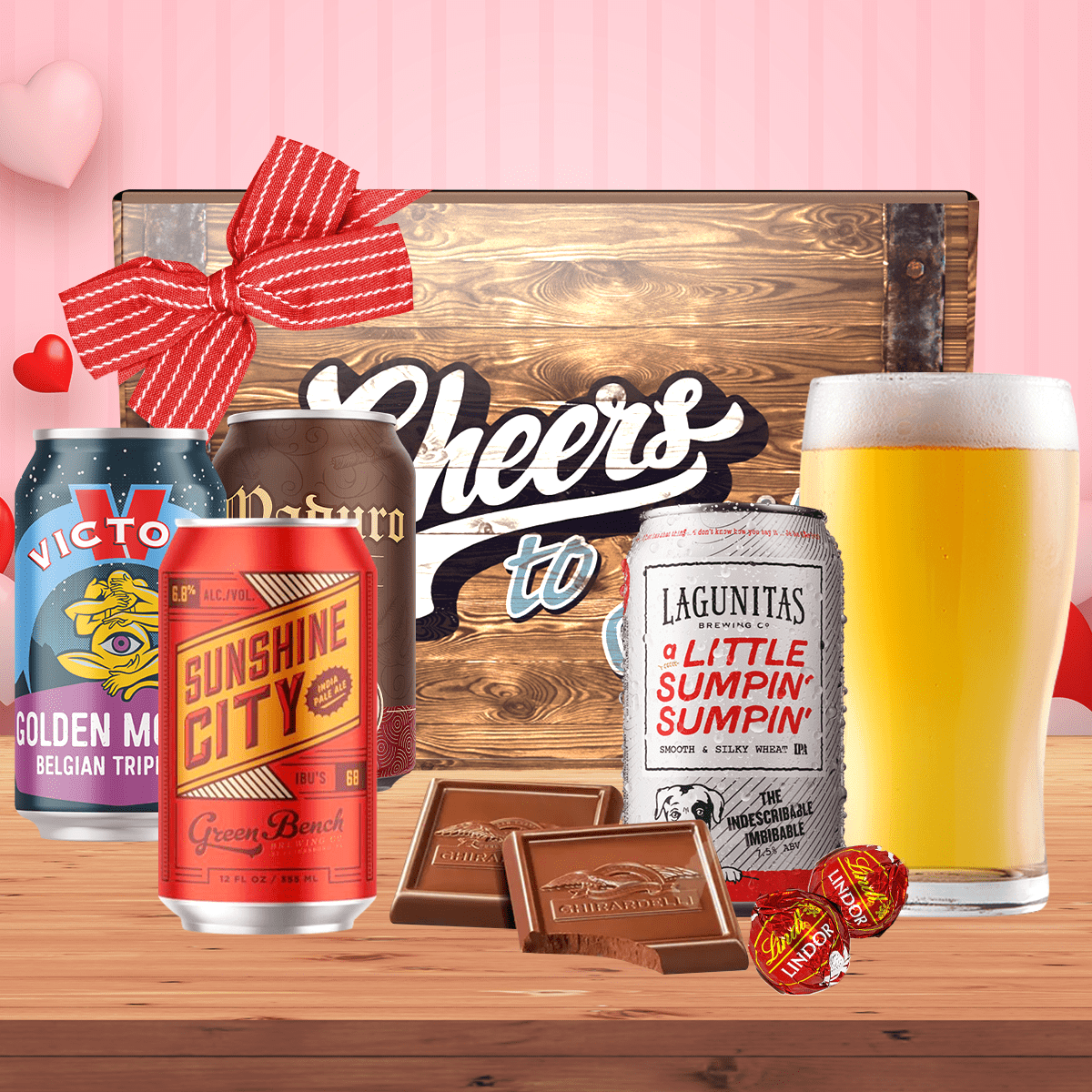 Beer My Valentine Gift Basket