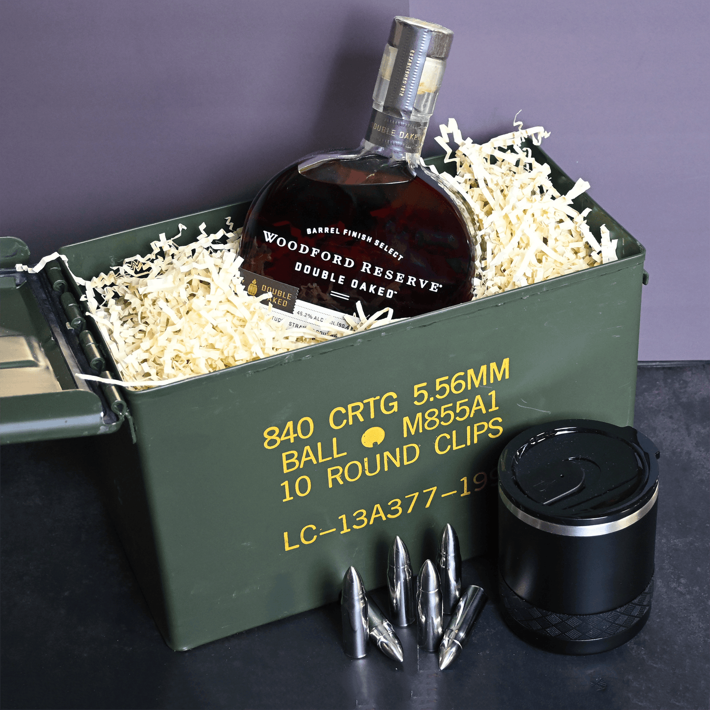 Woodford Reserve Double Oaked Ammo Can Gift Set