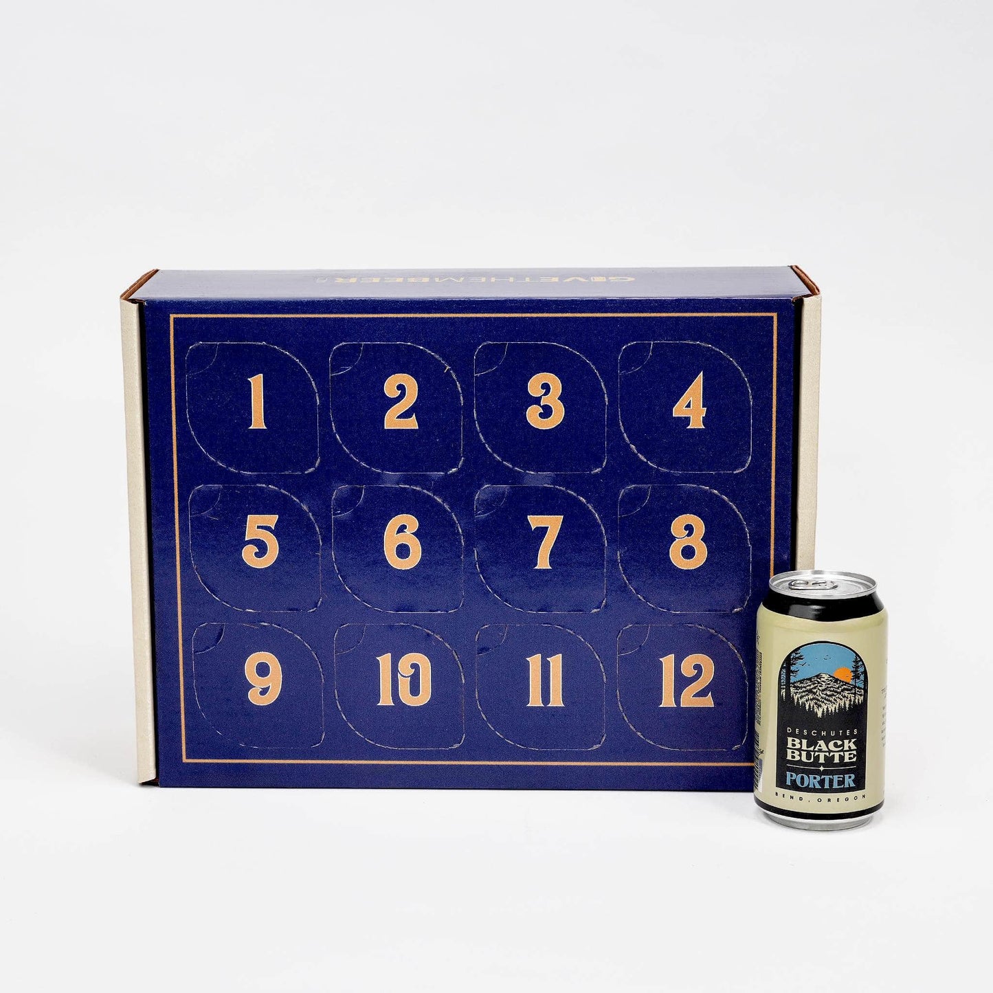 Craft Beer Advent Calendar box with numbered doors