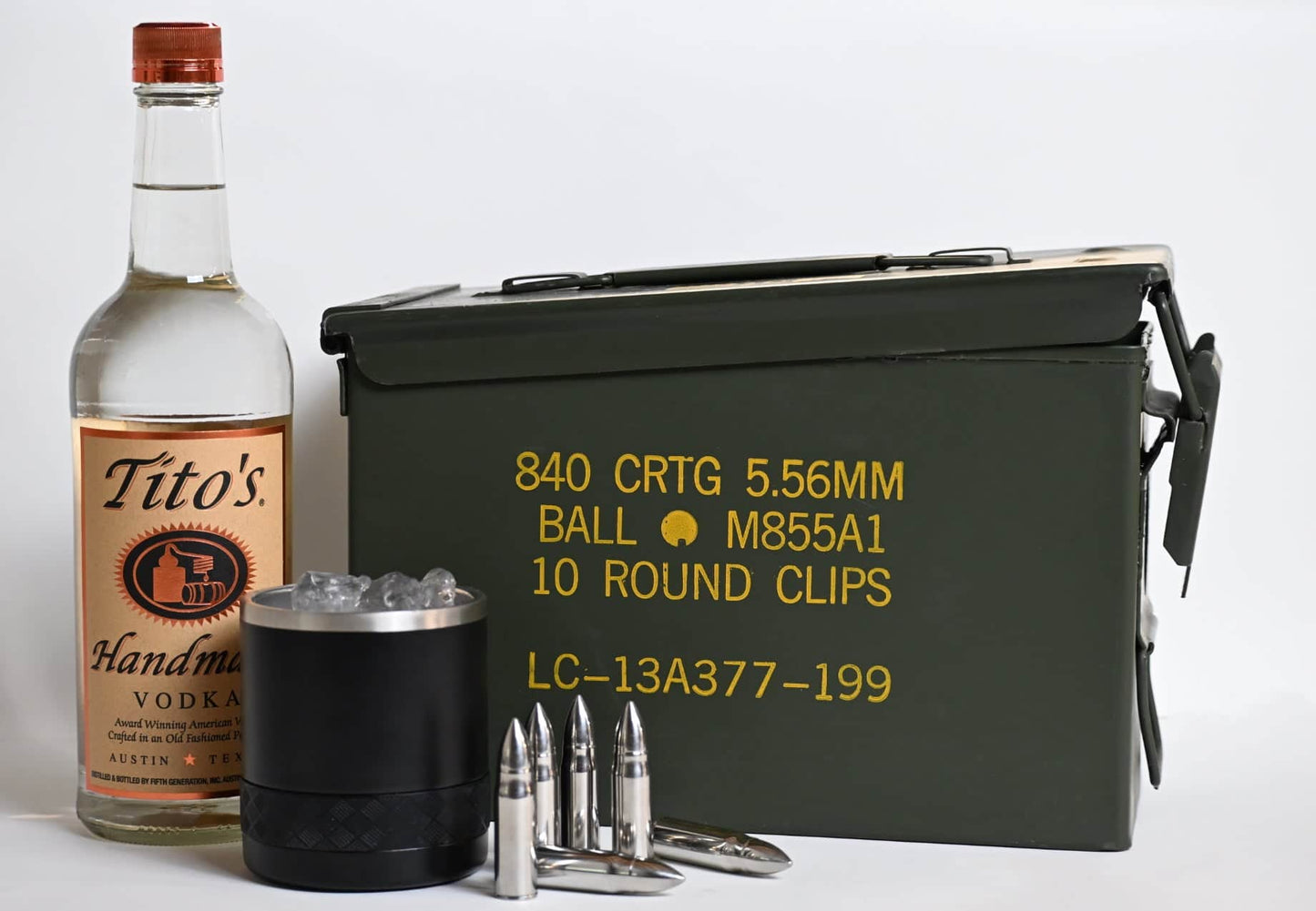 Tito’s Vodka Ammo Can Gift Set