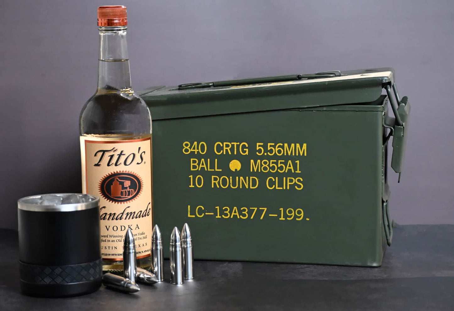 Tito’s Vodka Ammo Can Gift Set