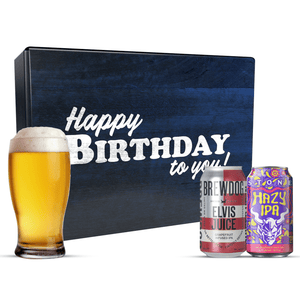 Beer Happy Birthday Basket