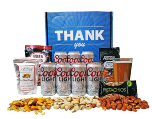 Coors Light Gifts, Coors Light Gift Basket, Thank You Beer