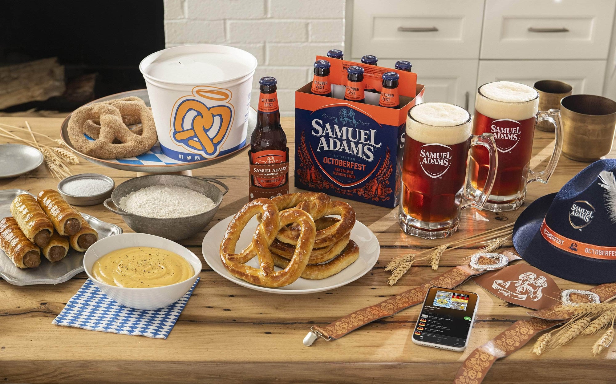 Oktoberfest At Home Kit by Samuel Adams & Auntie Anne’s