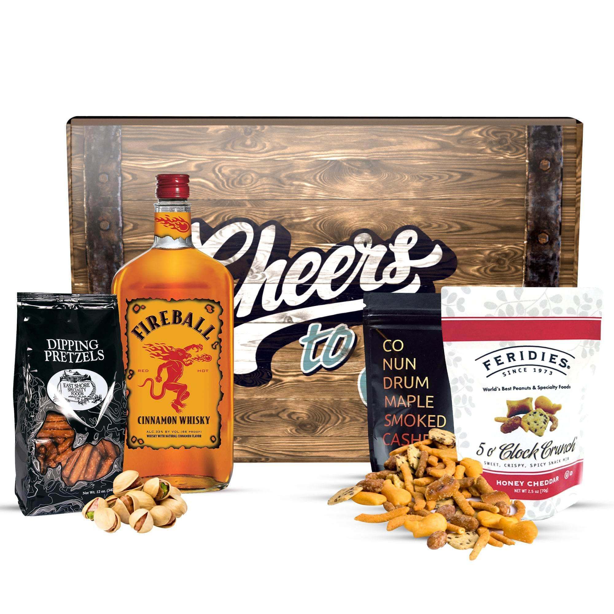 Fireball Whiskey Gift Basket