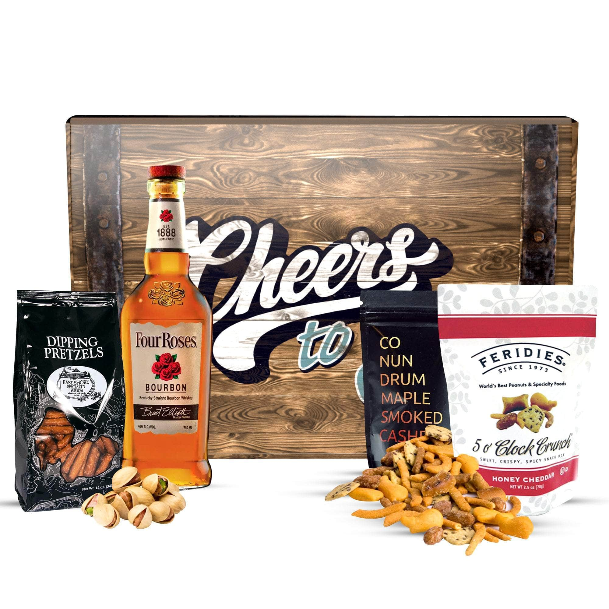 Four Roses Gift Basket