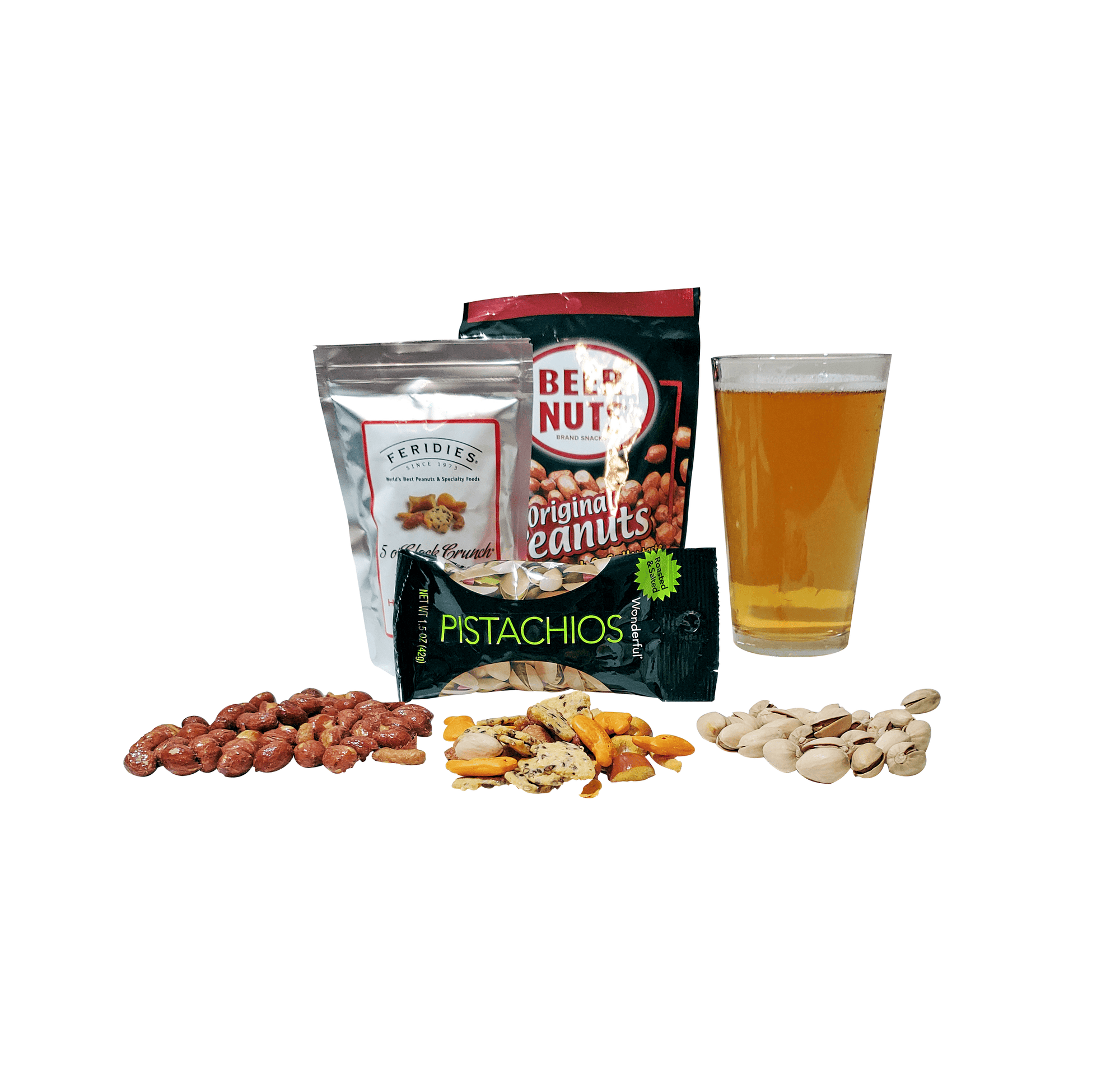 Beer Sampler Gift with Snacks