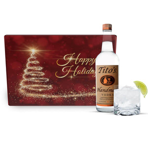 Happy Holidays Gift Basket - Choose Your Spirits