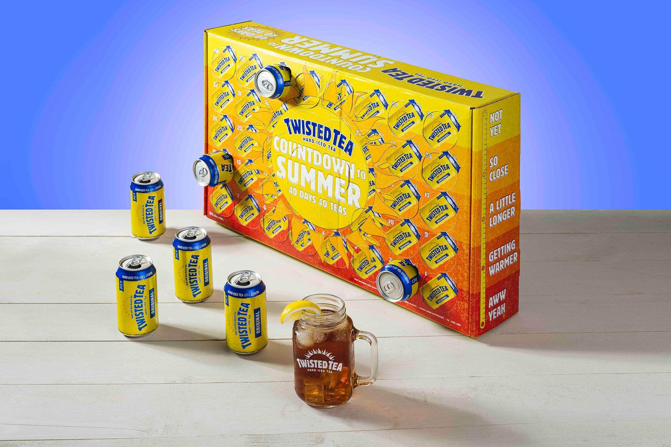 Countdown Iced Tea Twisted Tea - Countdown to Summer 40-pack – www.GiveThemBeer.com